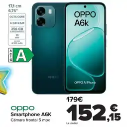 Carrefour OPPO Smartphone A6K oferta