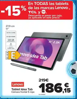Carrefour LENOVO Tablet Idea Tab oferta