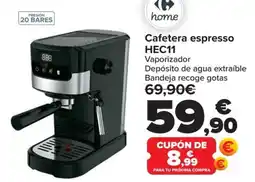 Carrefour Cafetera espresso HEC11 oferta