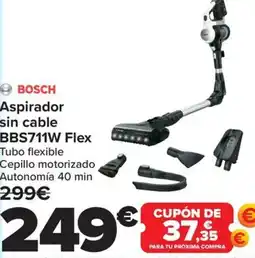 Carrefour BOSCH Aspirador sin cable BBS711W Flex oferta