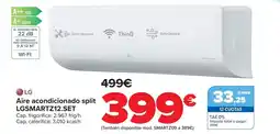 Carrefour LG Aire acondicionado split LGSMARTZ12.SET oferta