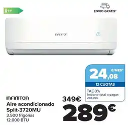 Carrefour INFINITON Aire acondicionado Split-3720MU oferta