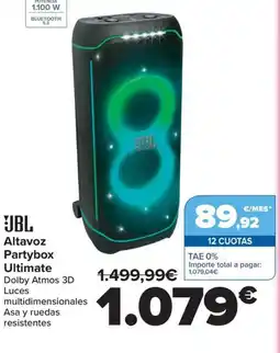 Carrefour JBL Altavoz Partybox Ultimate oferta