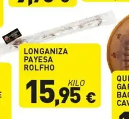 Hiperber Longaniza payesa rolfho oferta