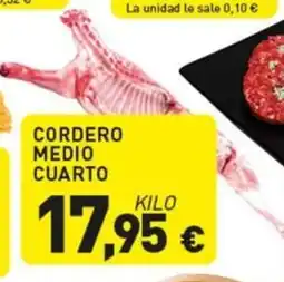 Hiperber Cordero medio cuarto oferta