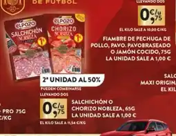 Hiperber Salchichón o chorizo nobleza oferta
