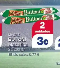 Hiperber Buitoni Masas oferta