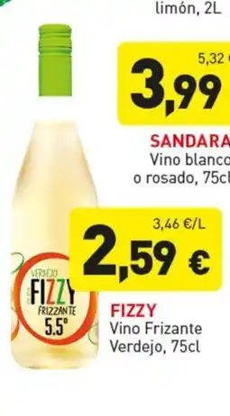 Hiperber Fizzy Vino Frizante Verdejo oferta