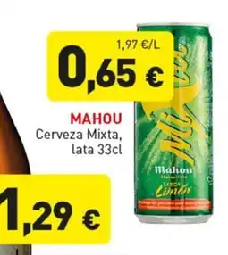 Hiperber Mahou cerveza Mixta, lata oferta