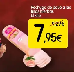 Dialprix Pechuga de pavo a las finas hierbas oferta