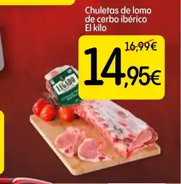 Dialprix Chuletas de lomo de cerbo ibérico oferta