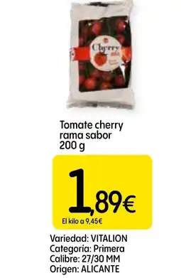 Dialprix Tomate cherry rama sabor oferta