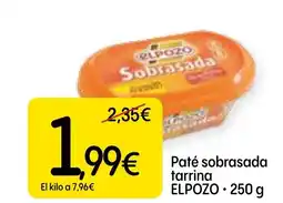 Dialprix ELPOZO Paté sobrasada tarrina oferta