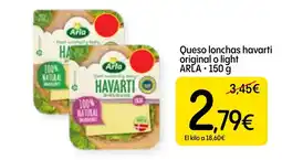 Dialprix ARLA Queso lonchas havarti original o light oferta