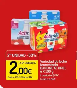 Dialprix DANONE ACTIMEL Variedad de leche fermentada oferta