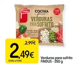 Dialprix FINDUS Verduras para sofrito oferta