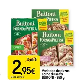 Dialprix BUITONI Variedad de pizzas Forno di Pietra oferta