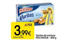 Dialprix PESCANOVA Varitas de merluza oferta