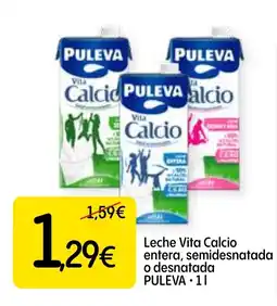 Dialprix PULEVA Leche Vita Calcio entera, semidesnatada o desnatada oferta