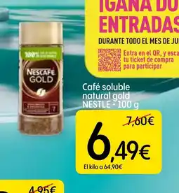 Dialprix NESTLE Café soluble natural gold oferta