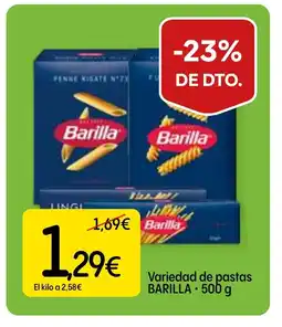 Dialprix BARILLA Variedad de pastas oferta