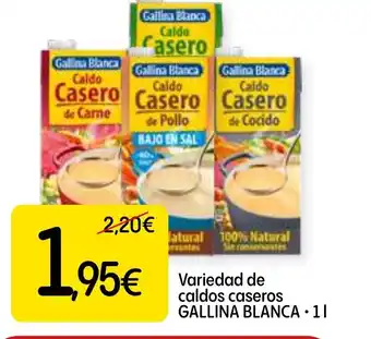 Dialprix GALLINA BLANCA variedad de caldos caseros oferta