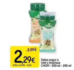 Dialprix CHOVI Salsa yogur o miel y mostaza oferta