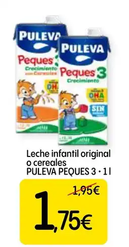 Dialprix PULEVA PEQUES 3 Leche infantil original o cereales oferta