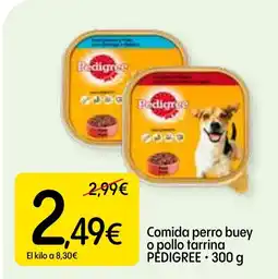 Dialprix PEDIGREE Comida perro buey o pollo tarrina oferta