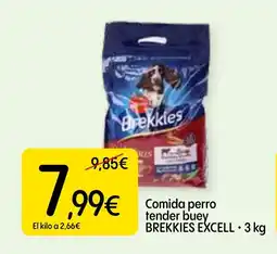 Dialprix BREKKIES EXCELL Comida perro tender buey oferta