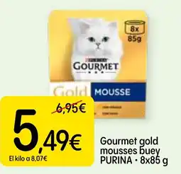 Dialprix PURINA gourmet gold mousses buey oferta