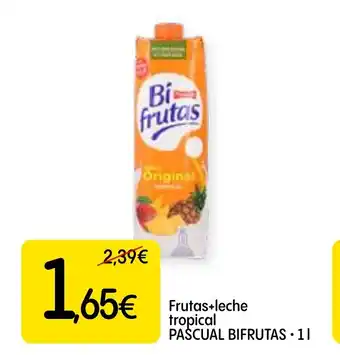 Dialprix PASCUAL BIFRUTAS Frutas+leche tropical oferta