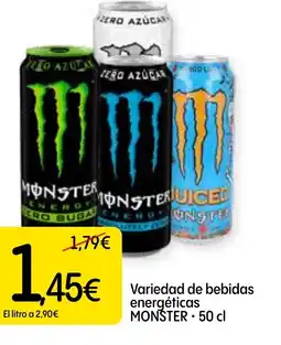 Dialprix MONSTER Variedad de bebidas energéticas oferta