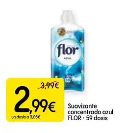 Dialprix FLOR Suavizante concentrado azul 59 dosis oferta