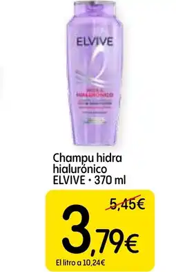 Dialprix ELVIVE Champu hidra hialurónico oferta