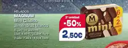 Dialprix MAGNUM Helados Mini Clásico almendras blanco oferta