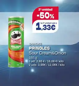 Dialprix PRINGLES Snacks Sour Cream&Onion oferta