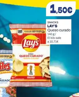 Dialprix LAY'S Snacks Queso curado oferta