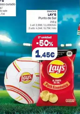 Dialprix LAY'S Snacks Punto de Sal oferta