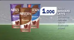 Dialprix NESCAFÉ LATTE Cafés oferta