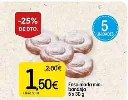 Dialprix Ensaimada mini bandeja oferta