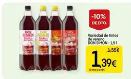 Dialprix DON SIMON Variedad de tintos de verano oferta