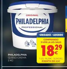 CashDiplo PHILADELPHIA Queso crema oferta