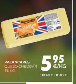 CashDiplo PALANCARES Queso cheddar oferta