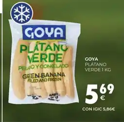 CashDiplo GOYA Platano verde oferta
