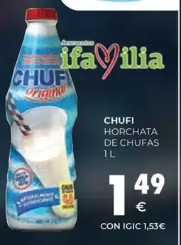 CashDiplo CHUFI Horchata de chufas oferta