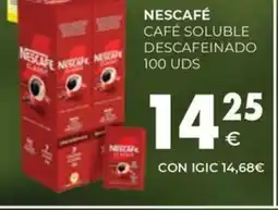 CashDiplo NESCAFÉ Café soluble descafeinado 100 uds oferta
