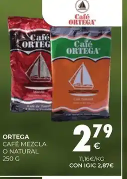 CashDiplo ORTEGA Café mezcla o natural oferta