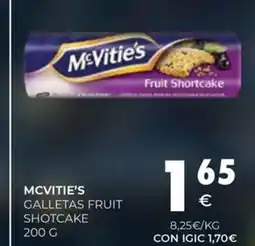 CashDiplo MCVITIE'S Galletas fruit shotcake oferta