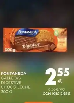 CashDiplo FONTANEDA Galletas digestive choco-leche oferta
